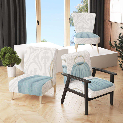 Glam cosmetics Blue Bag - Traditional Accent Chair