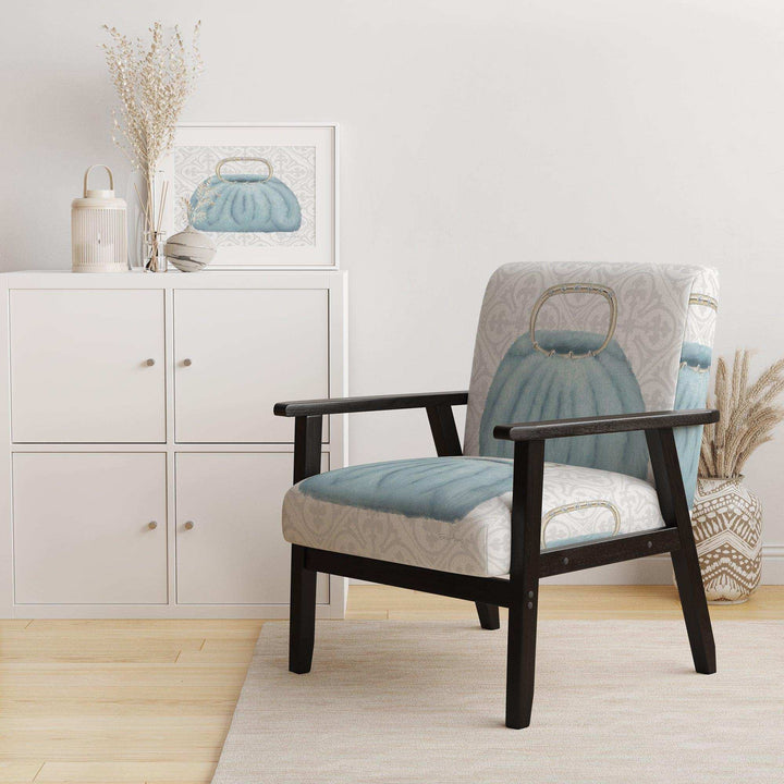Glam cosmetics Blue Bag Glam Accent Chair