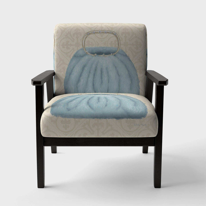 Glam cosmetics Blue Bag Fashion Accent Chair