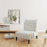 Fields of Gold Watercolor Flower IV Traditional Accent Chair