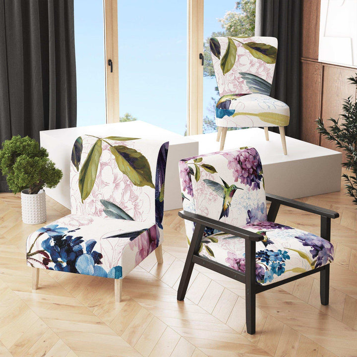 Spring Nectar Square II Traditional Accent Chair