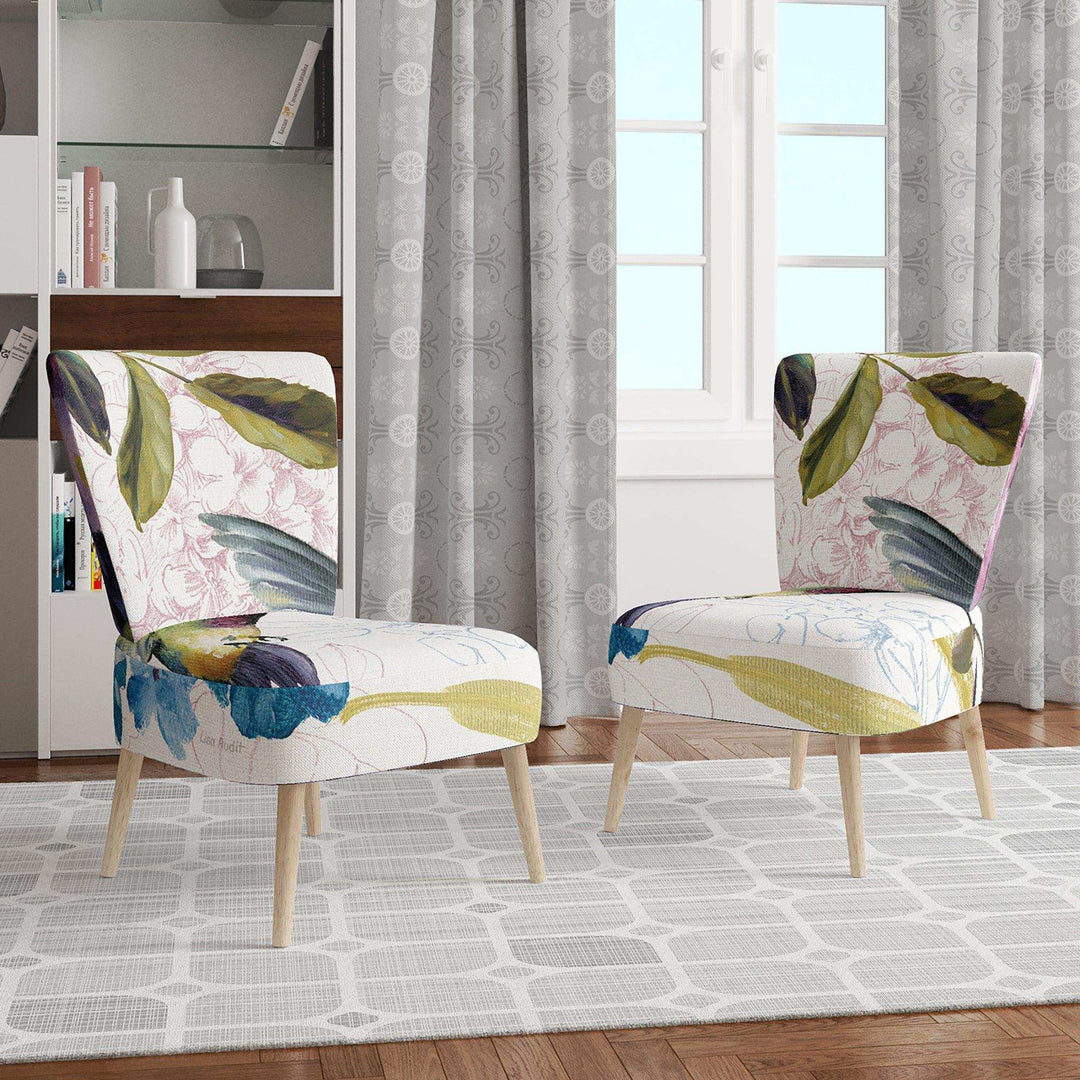 Spring Nectar Square II Traditional Accent Chair