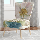 Vintage Floral Birdcage II Traditional Accent Chair