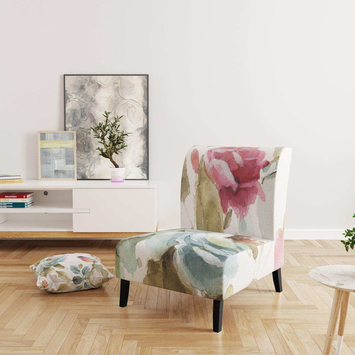 Beautiful Bird Romance I Traditional Accent Chair