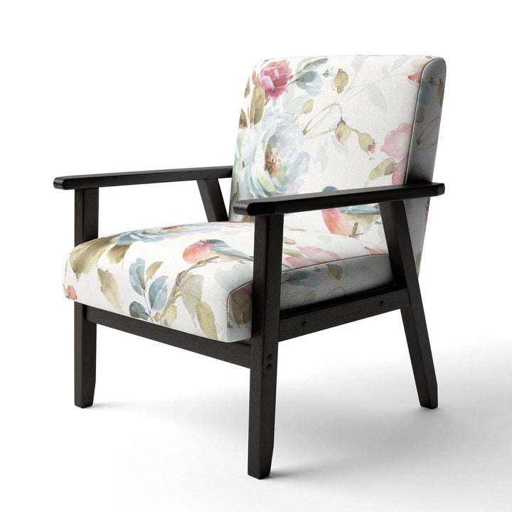 Beautiful Bird Romance I Traditional Accent Chair