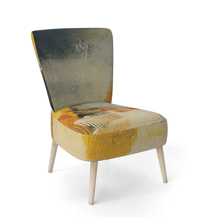 End of the Orange Rainbow II Modern Accent Chair