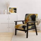 End of the Orange Rainbow II Modern Accent Chair