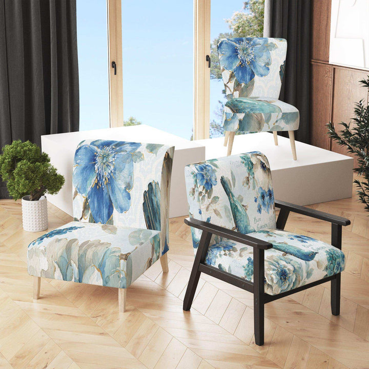 Indigold Bird Cottage Family V Farmhouse Accent Chair