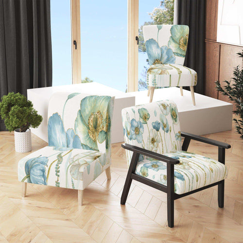 My Greenhouse Cottage Flowers IV - Vintage Accent Chair