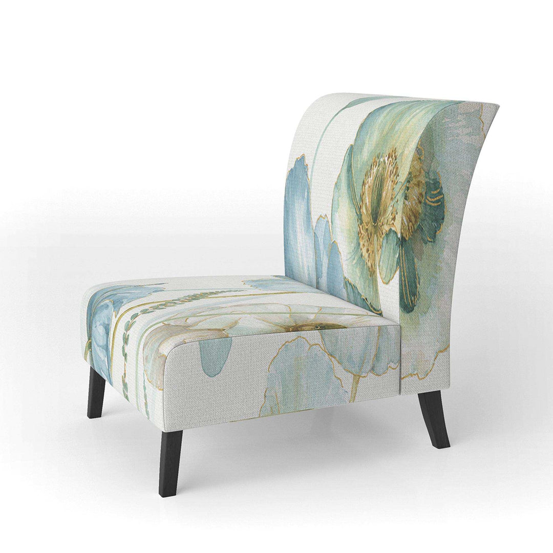 My Greenhouse Cottage Flowers IV Traditional Accent Chair