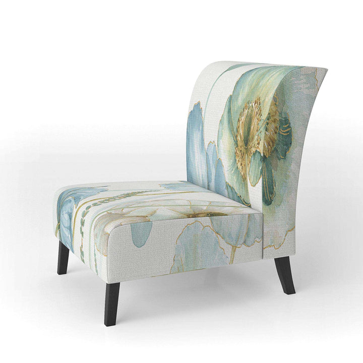 My Greenhouse Cottage Flowers IV Traditional Accent Chair