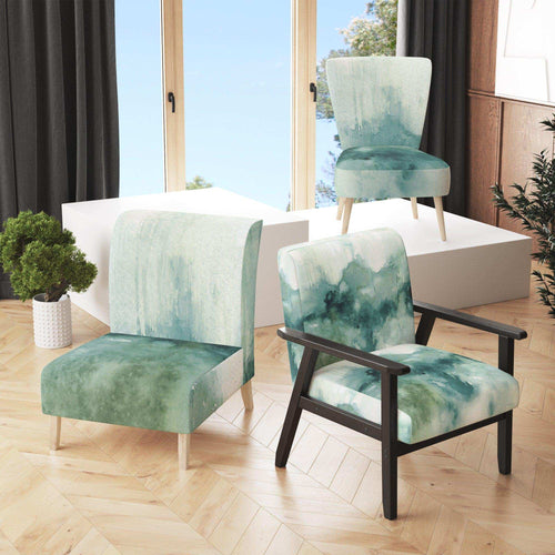 Lost into the Blue - Nautical & Coastal Accent Chair