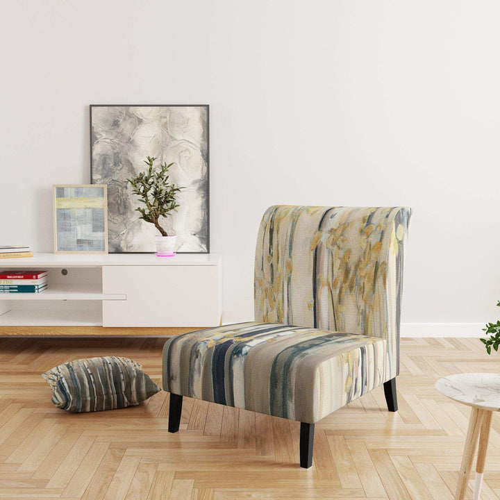 Golden Birch Forest I Landscapes Accent Chair