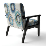 Modern Gold Timetable II Mid-Century Accent Chair