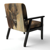 Into the Wild Gold Buffalo Modern Farmhouse Accent Chair