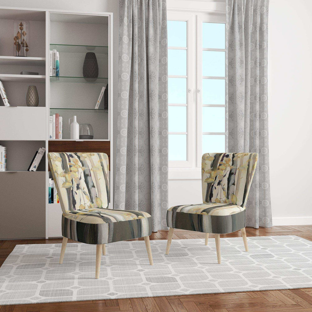 Golden Birch Forest IV Cabin &amp; Lodge Accent Chair