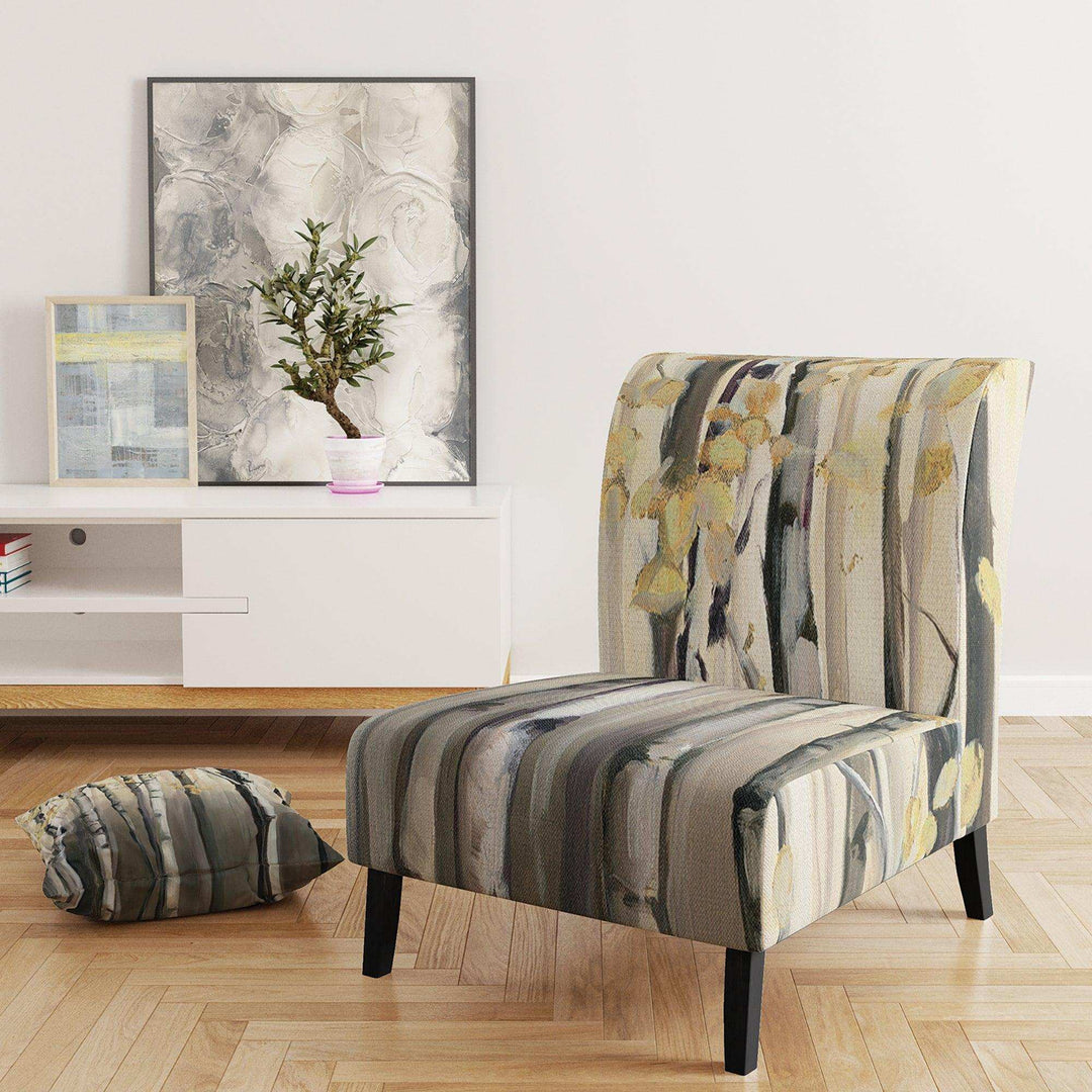 Golden Birch Forest IV Cabin &amp; Lodge Accent Chair