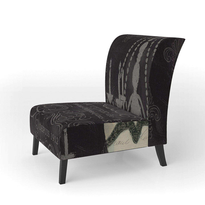 French Couture II Fashion Accent Chair