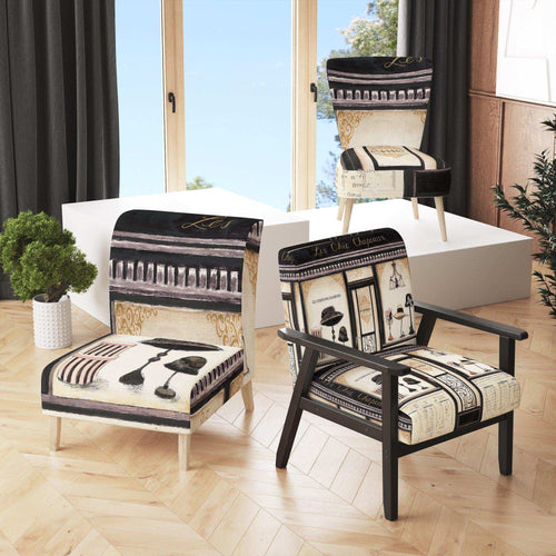 Les Chic Chapeaux French Fashion - Traditional Accent Chair