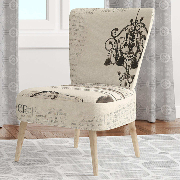 Paris Hotel Bathroom IV Traditional Accent Chair