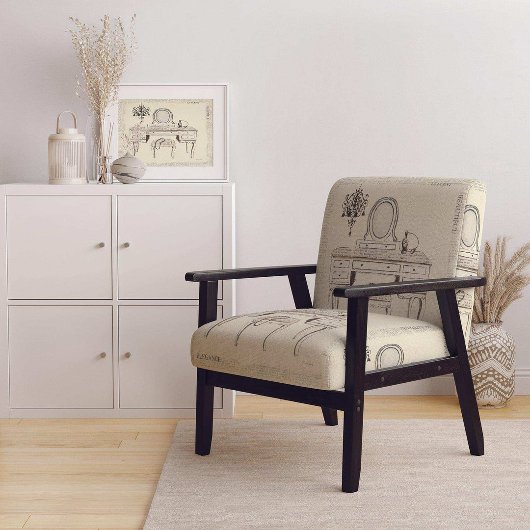 Paris Hotel Bathroom IV Traditional Accent Chair