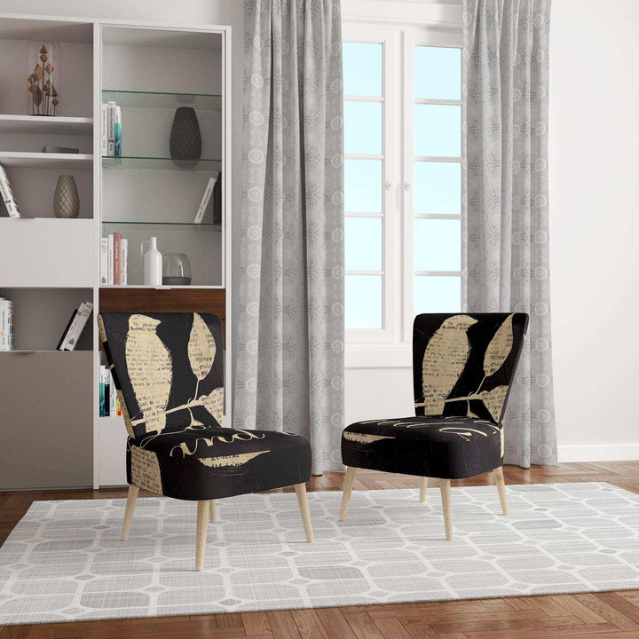 Love and Be Loved Cottage Collage Lake House Accent Chair