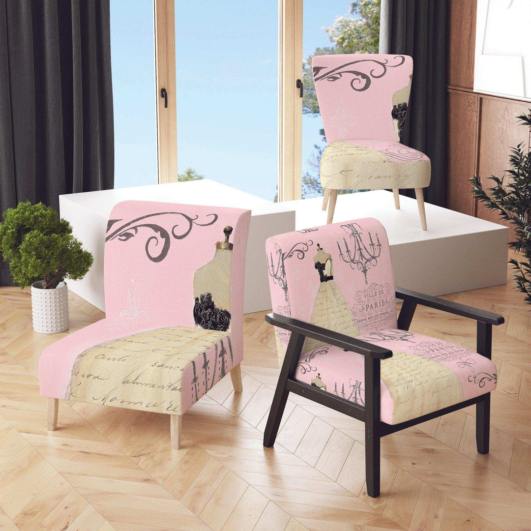 French chandeliers Couture II Fashion Accent Chair