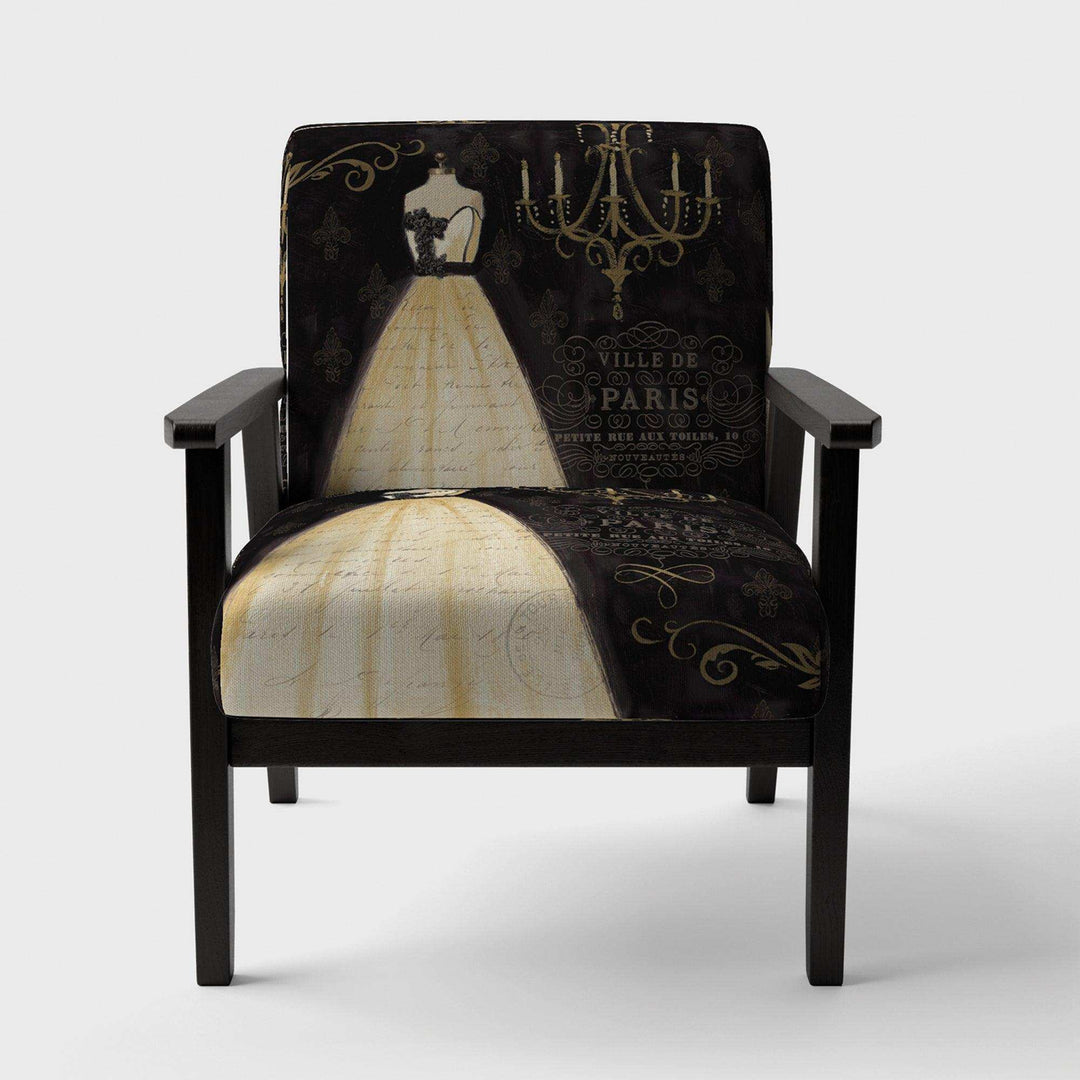 French chandeliers Couture III Fashion Accent Chair