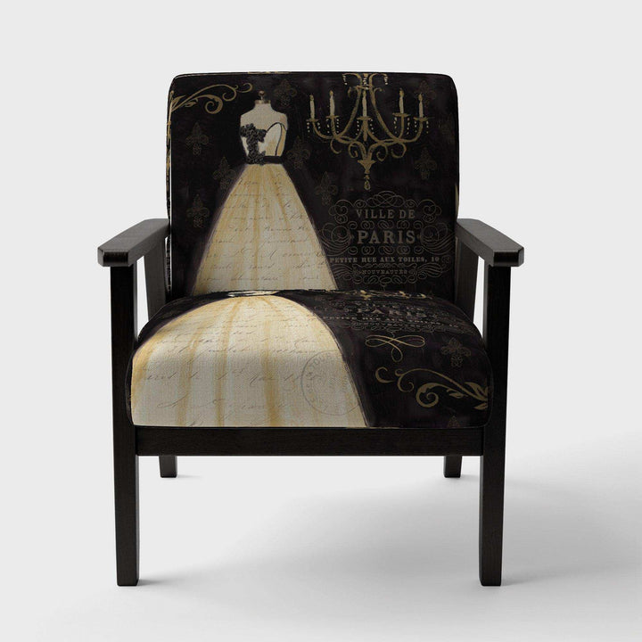 French chandeliers Couture III Fashion Accent Chair