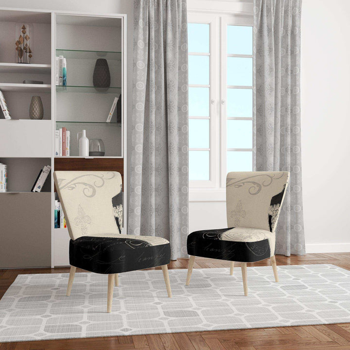 French chandeliers Couture IV Fashion Accent Chair