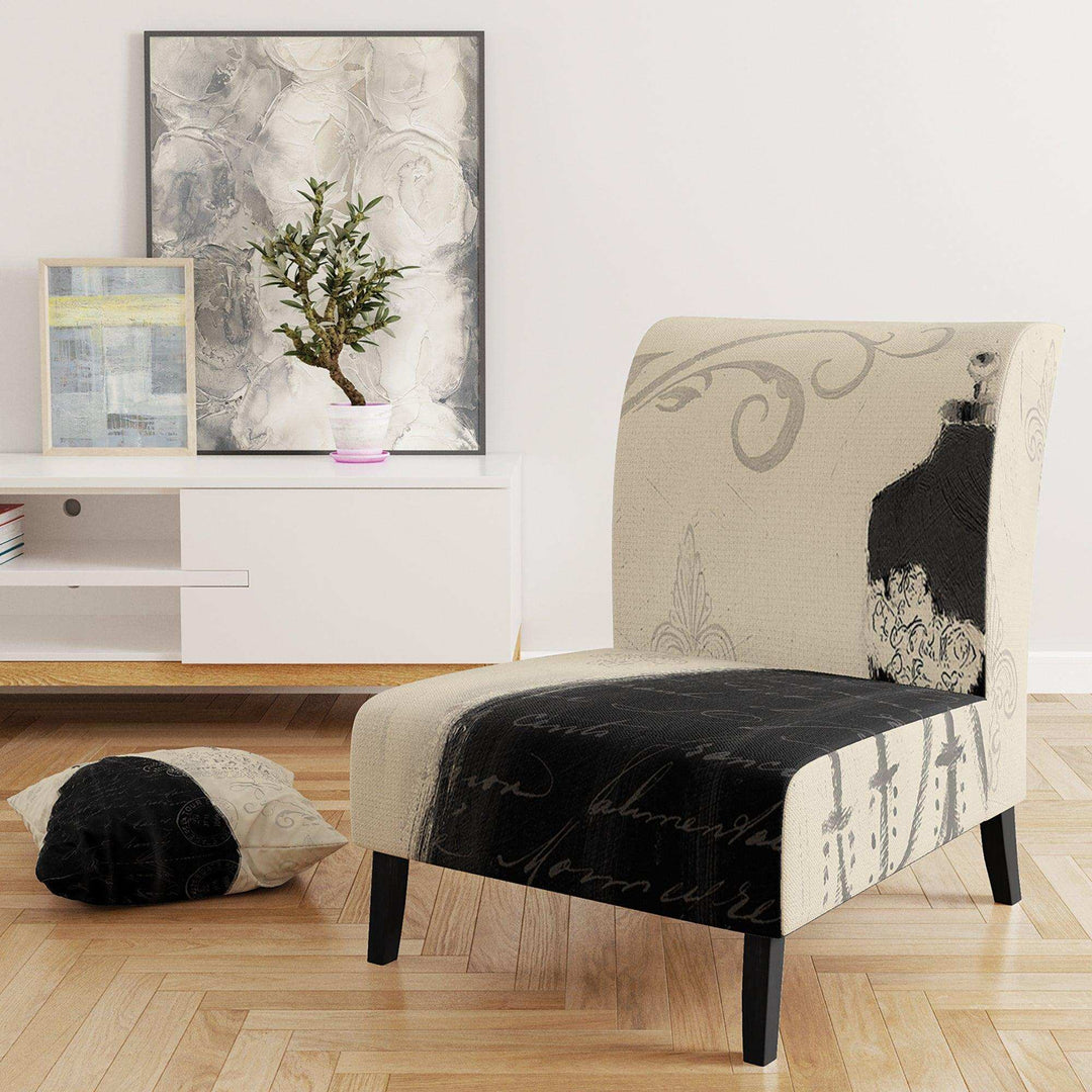 French chandeliers Couture IV Fashion Accent Chair
