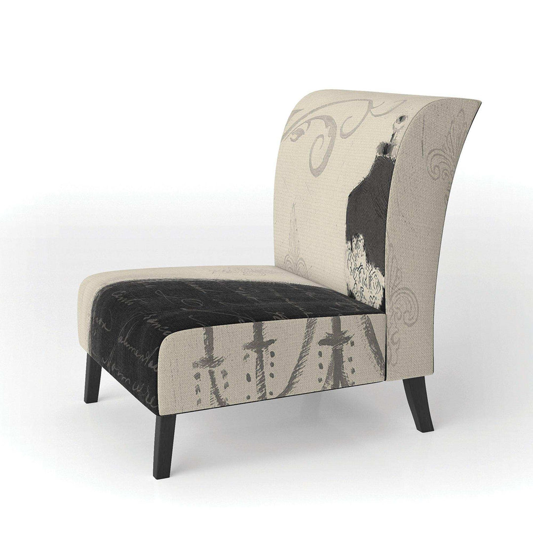 French chandeliers Couture IV Fashion Accent Chair