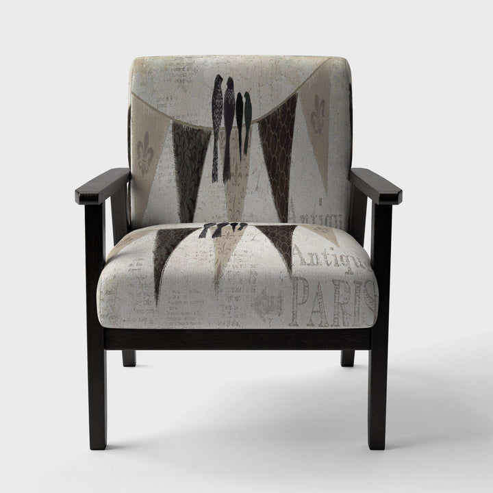 French Bird Flea Market III Farmhouse Accent Chair