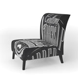 Set Barbershop Mid-Century Accent Chair