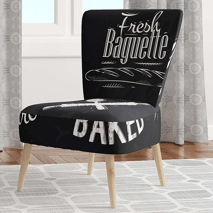 Bakery Characters Mid-Century Accent Chair