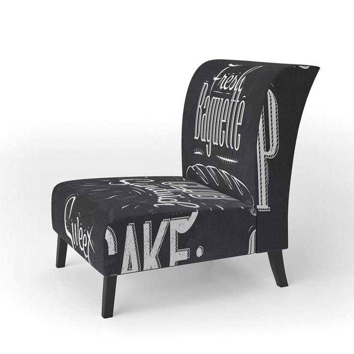 Bakery Characters Mid-Century Accent Chair