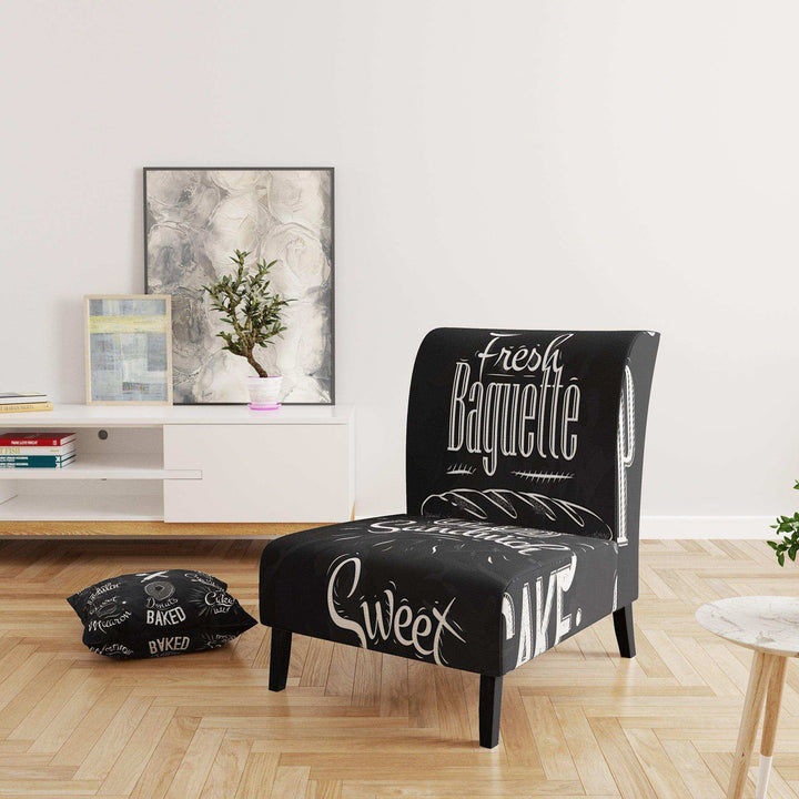 Bakery Characters Mid-Century Accent Chair
