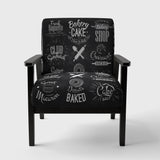 Bakery Characters Mid-Century Accent Chair