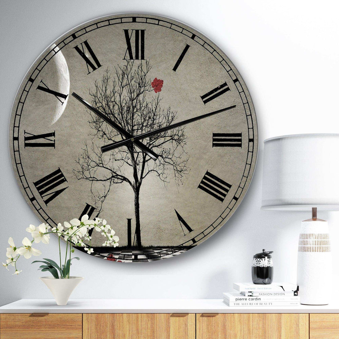 Inevitable - Farm Metal Wall Clock