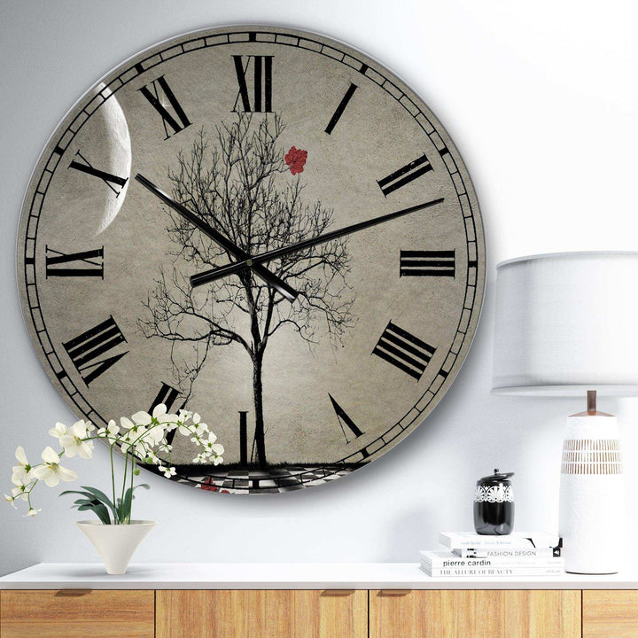 Inevitable - Farm Metal Wall Clock
