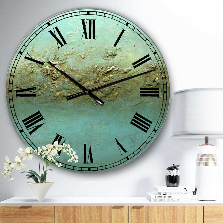 Ocean Dreams - Abstract Metal Wall Clock