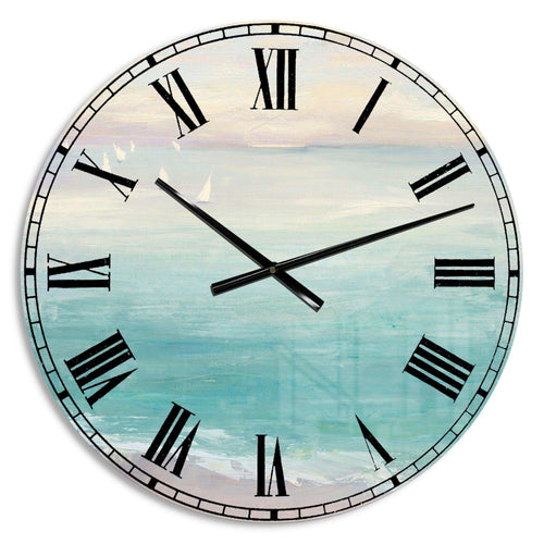From the Shore - Beach Metal Wall Clock