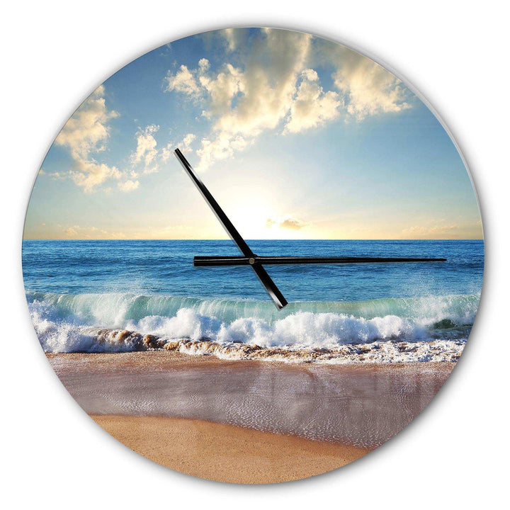 Sea Sunset - Sea &amp; Shore Metal Wall Clock
