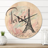 Illustration with Paris Eiffel Tower