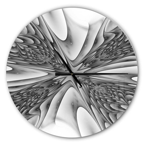 Fractal Magical Depth - Abstract Metal Wall Clock