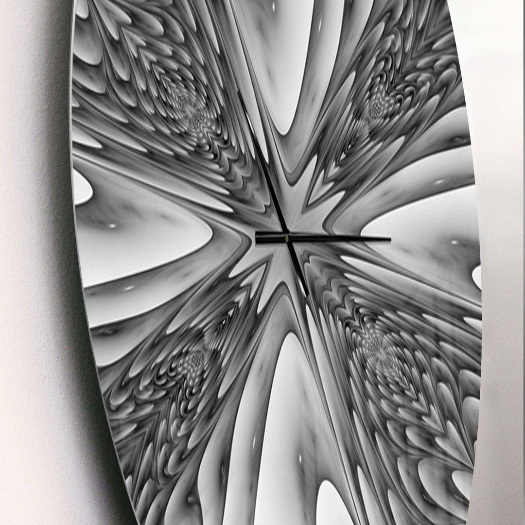Fractal Magical Depth - Abstract Metal Wall Clock