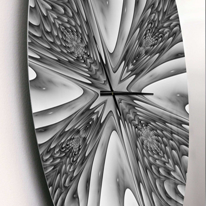 Fractal Magical Depth - Abstract Metal Wall Clock