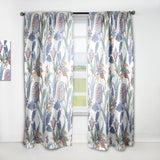 Fantasy Flowers Paisley Pattern' Traditional Curtain Panel