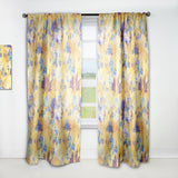 Imprints Flowers and Herb Pattern' Modern & Contemporary Curtain Panel