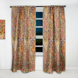 Pattern Tile with Mandalas' Bohemian & Eclectic Curtain Panel